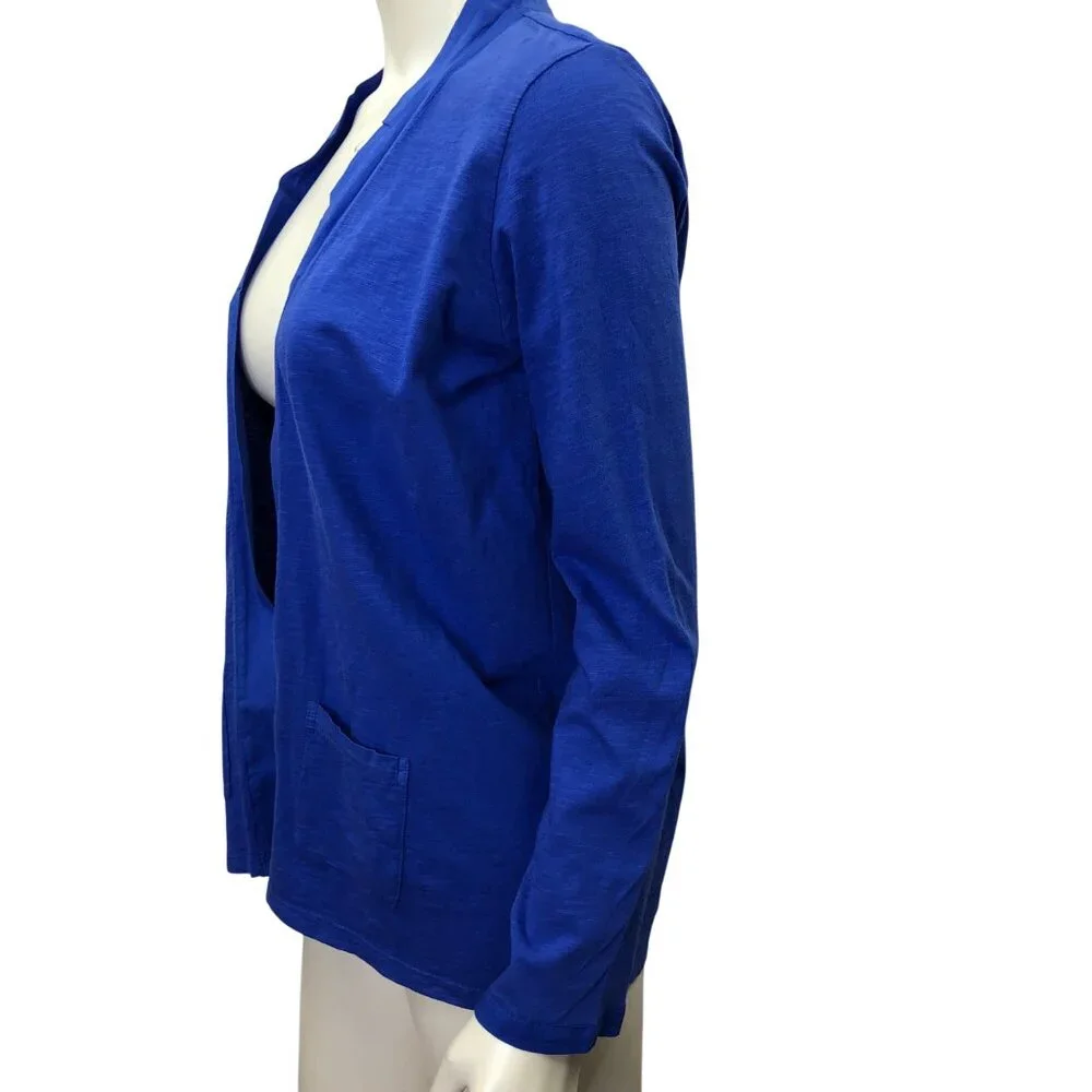 TALBOTS COTTON OPEN‎ CARDIGAN PET MD